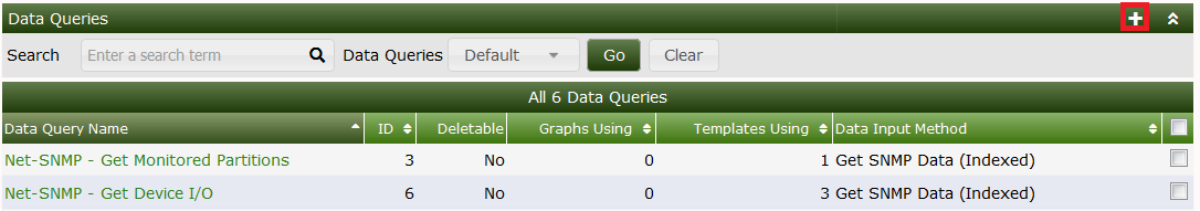 SNMP Table 1 - Data Query