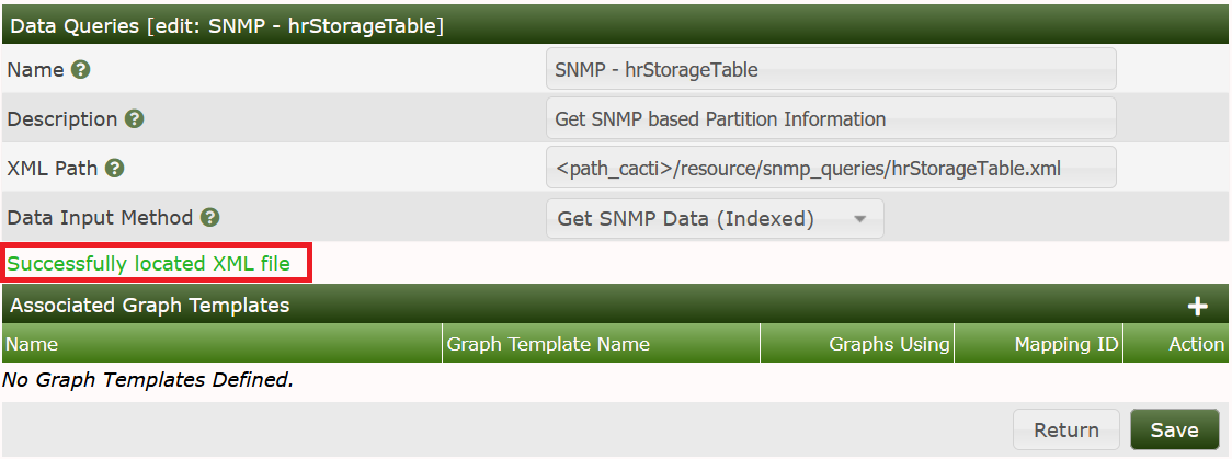 SNMP Table 3 - Data Query