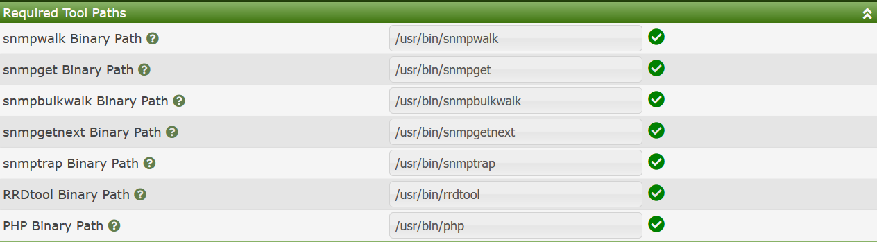 Required Tools Paths